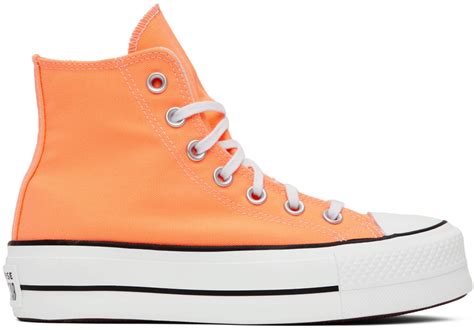 platform converse orange.